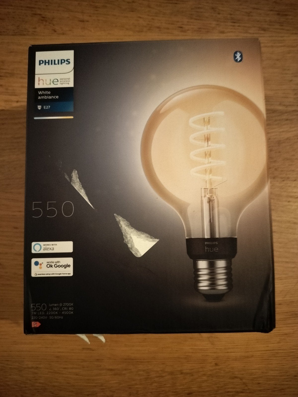 Philips Hue wit ambiance ledlamp E27 (NIEUW), Huis en Inrichting, Lampen | Losse lampen, Led-lamp, Philips Hue, Instelbaar wit