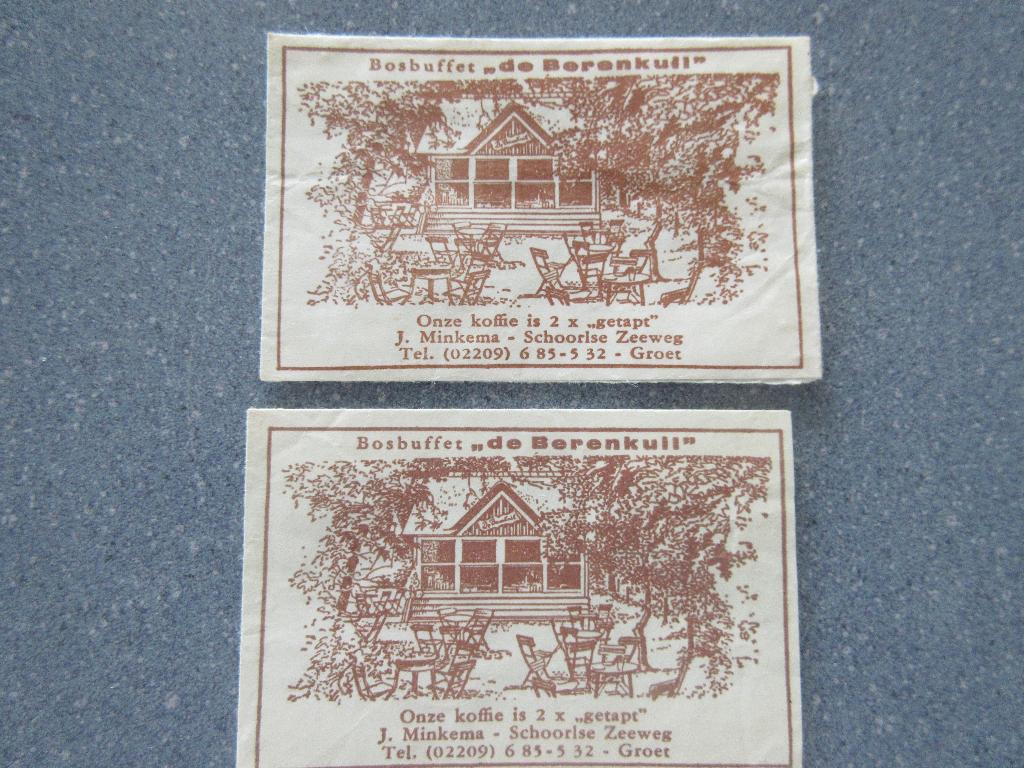 2 x Groet, bosbuffet De Berenkuil, Verzenden, Nederland