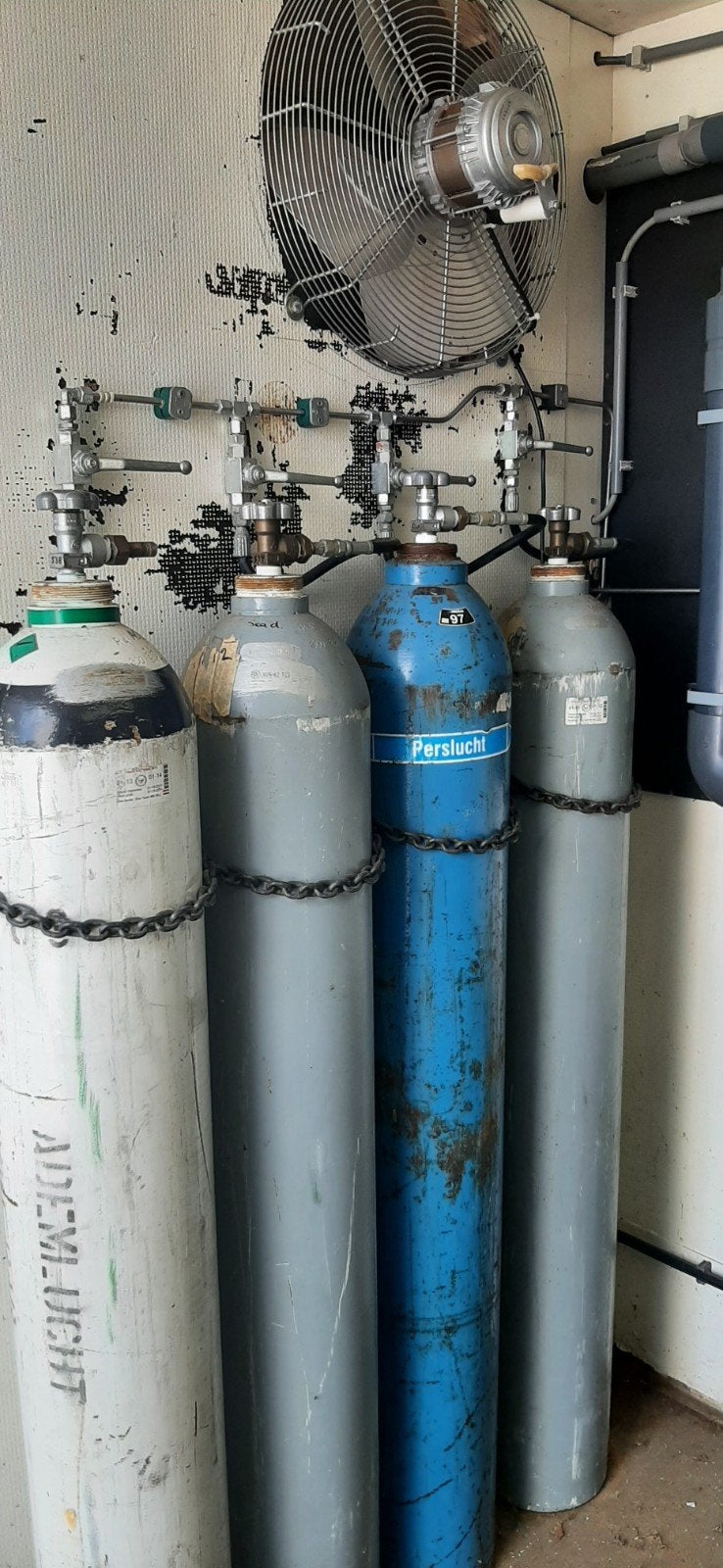 bufferflessen 50 l, Ophalen of Verzenden