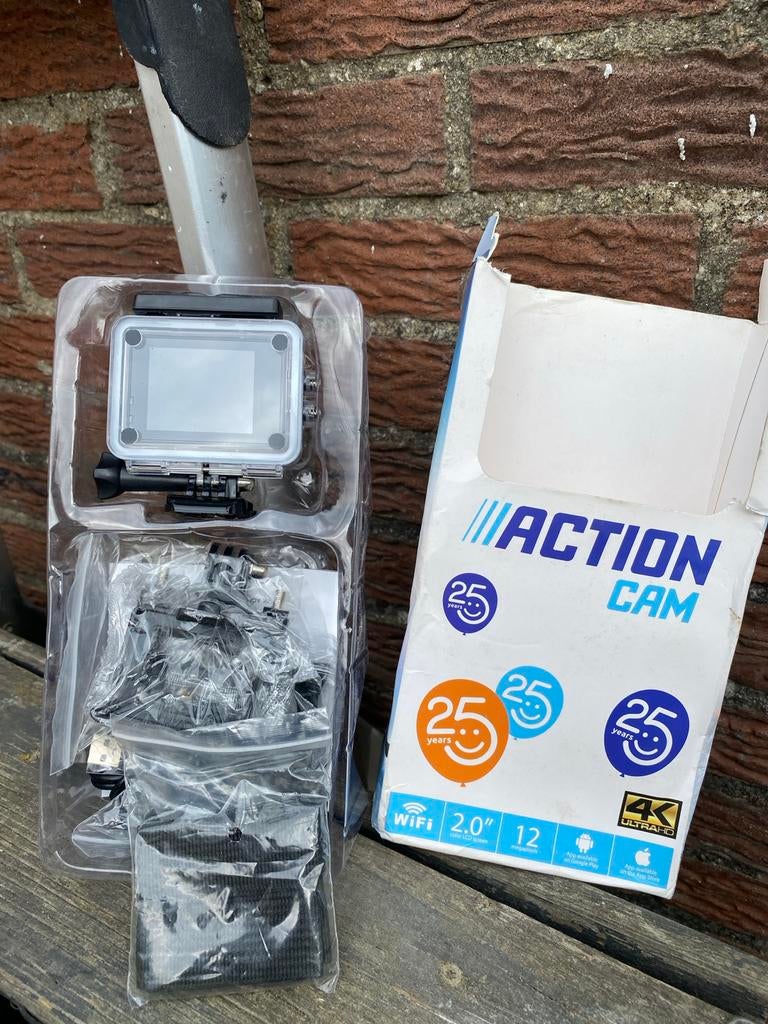Action Cam 4K met accessoires - Nieuw in verpakking, Ophalen of Verzenden, Nieuw, Overige merken
