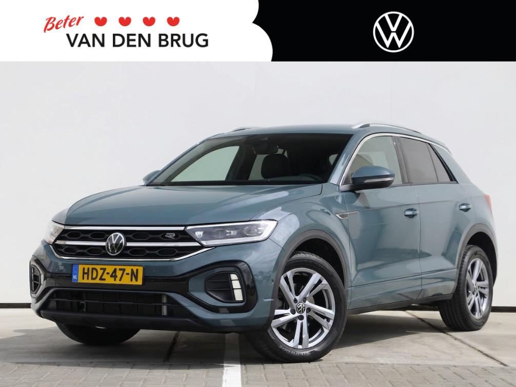 Volkswagen T-Roc 1.5 TSI R-Line Edition 150PK DSG | Led | Tr, Auto's, Volkswagen, Stof, 4 cilinders, 150 pk, Blauw