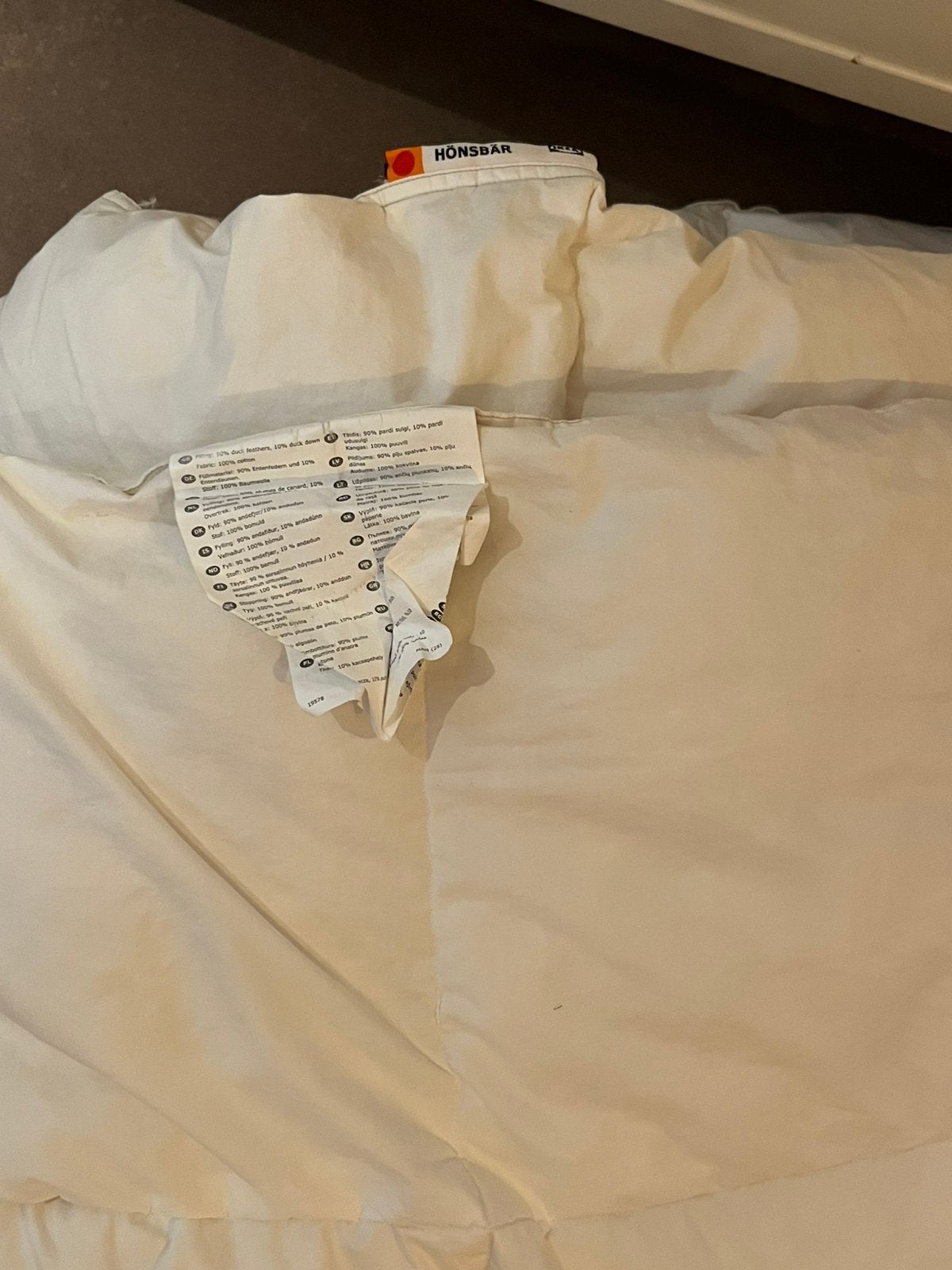 Eenpersoons dekbed, 4 seizoenen, Huis en Inrichting, Slaapkamer | Beddengoed, Ophalen, Eenpersoons, Wit, Deken of Dekbed