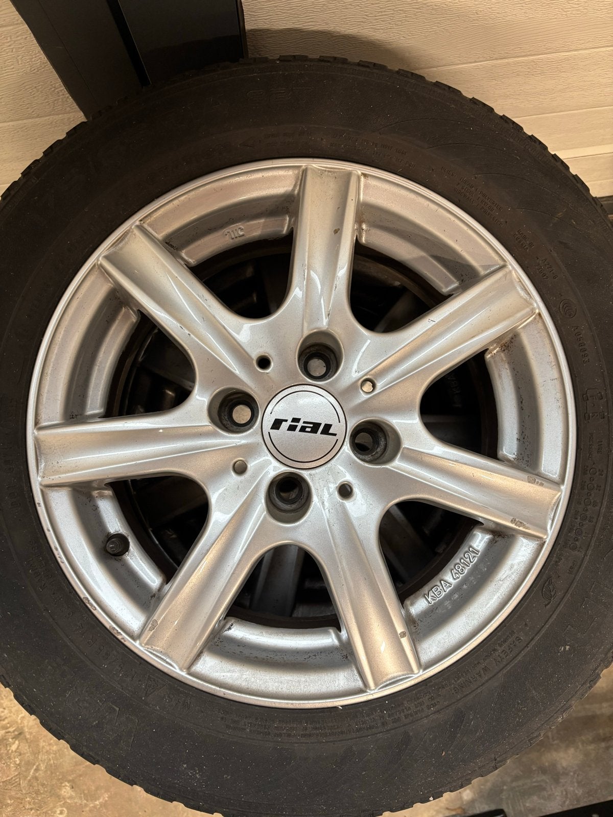 14 inch LM-velgen met 175/65R14 banden, Auto diversen, Ophalen, Gebruikt
