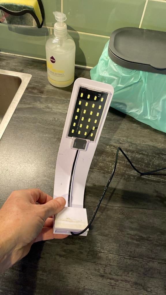 Aangeboden aquariumlamp, Ophalen of Verzenden, Zo goed als nieuw, Verlichting of Verwarming