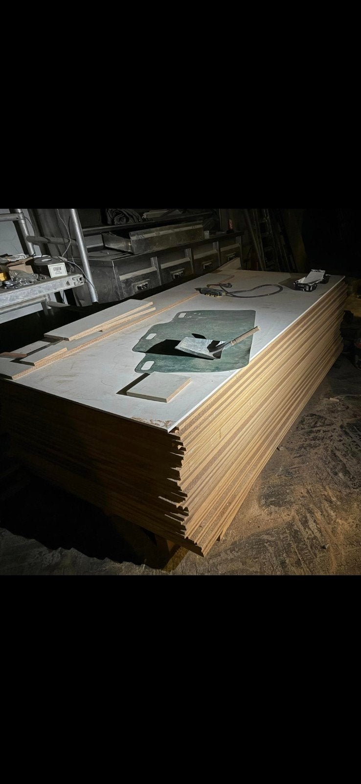 41 MDF platen, Doe-het-zelf en Verbouw, Ophalen, Zo goed als nieuw, Hout, Minder dan 20 mm