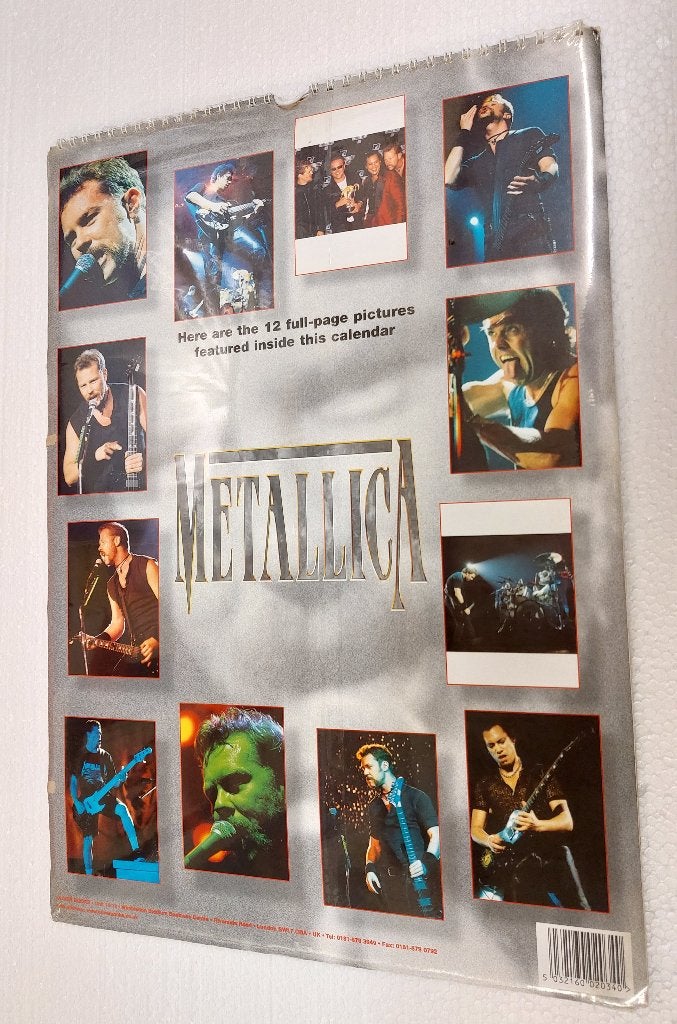 Metallica 1998 KALENDER - ORIGINEEL EN GESEALED !, Gebruiksvoorwerp, Ophalen of Verzenden, Metallica, NvT
