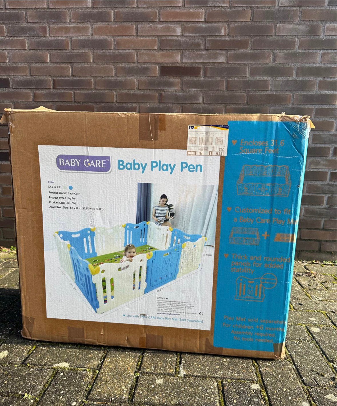 Baby Care Baby Play Pen - Veilig en Leuk Speelgebied, Ophalen, Gebruikt, Overige typen