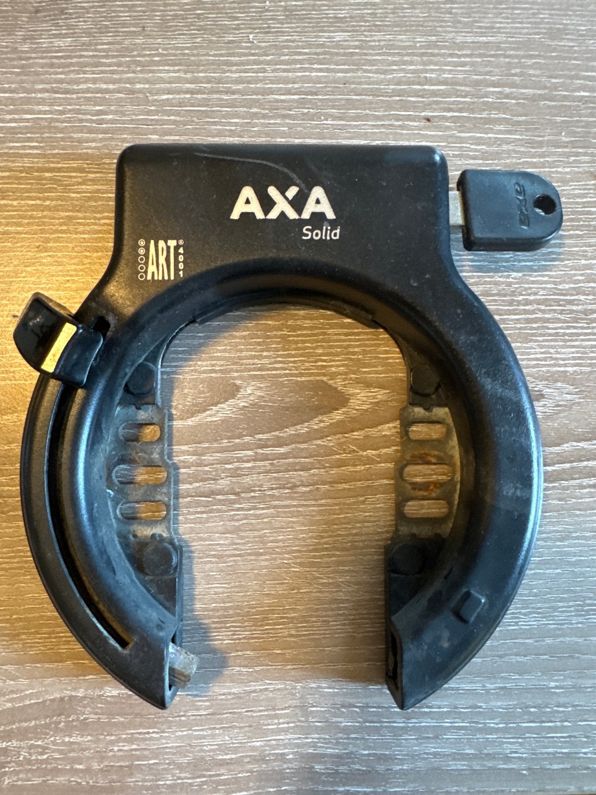 AXA Solid ART2 Ringslot - Fietslot met Sleutel, Ophalen of Verzenden, Gebruikt