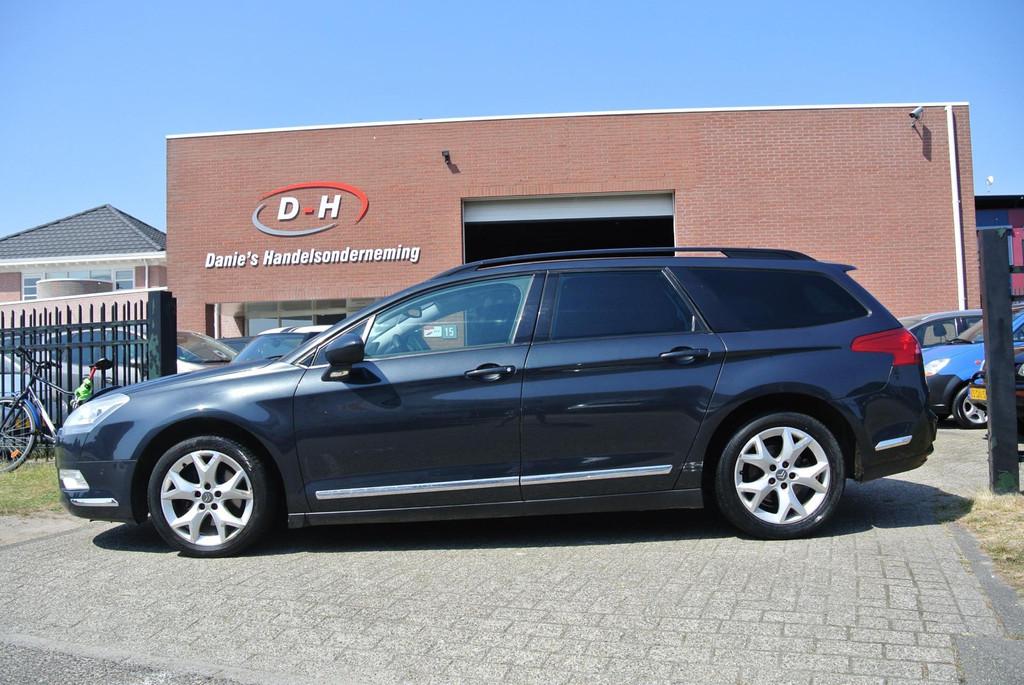 Citroen C5 Tourer 1.6 THP Business airco automaat panoramada, Euro 5, Gebruikt, Leder en Stof, Automatische klimaatregeling