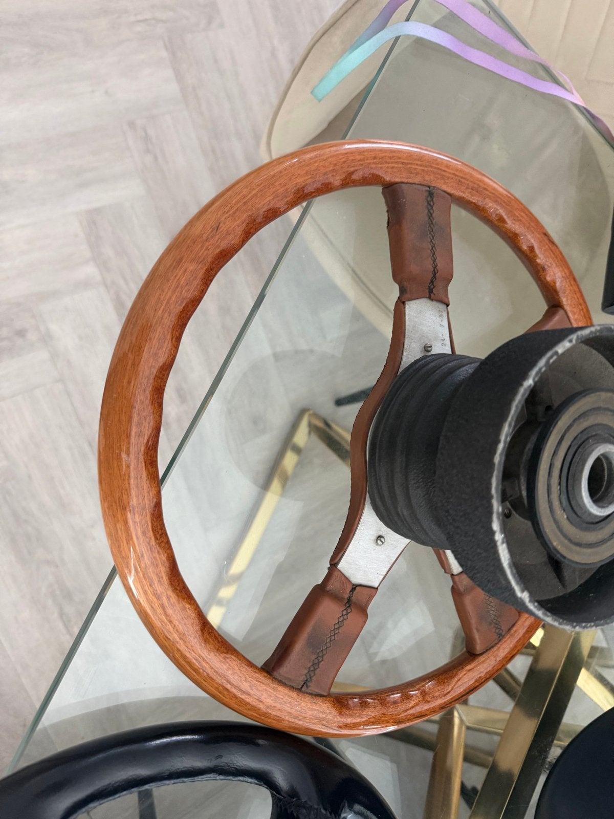 Houten en Leren Stuurwielen mercedes w124w201w126w123, Auto-onderdelen, Besturing, Ophalen of Verzenden, Gebruikt, Mercedes-Benz