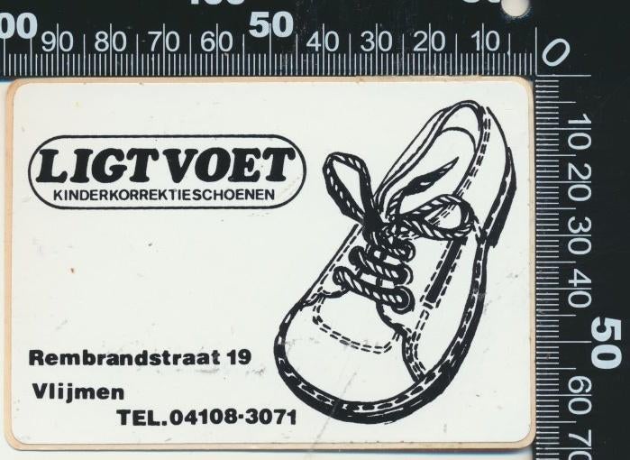 Sticker: Ligtvoet Kinderkorrektieschoenen - Vlijmen, Ophalen of Verzenden, Zo goed als nieuw, Bedrijf of Vereniging