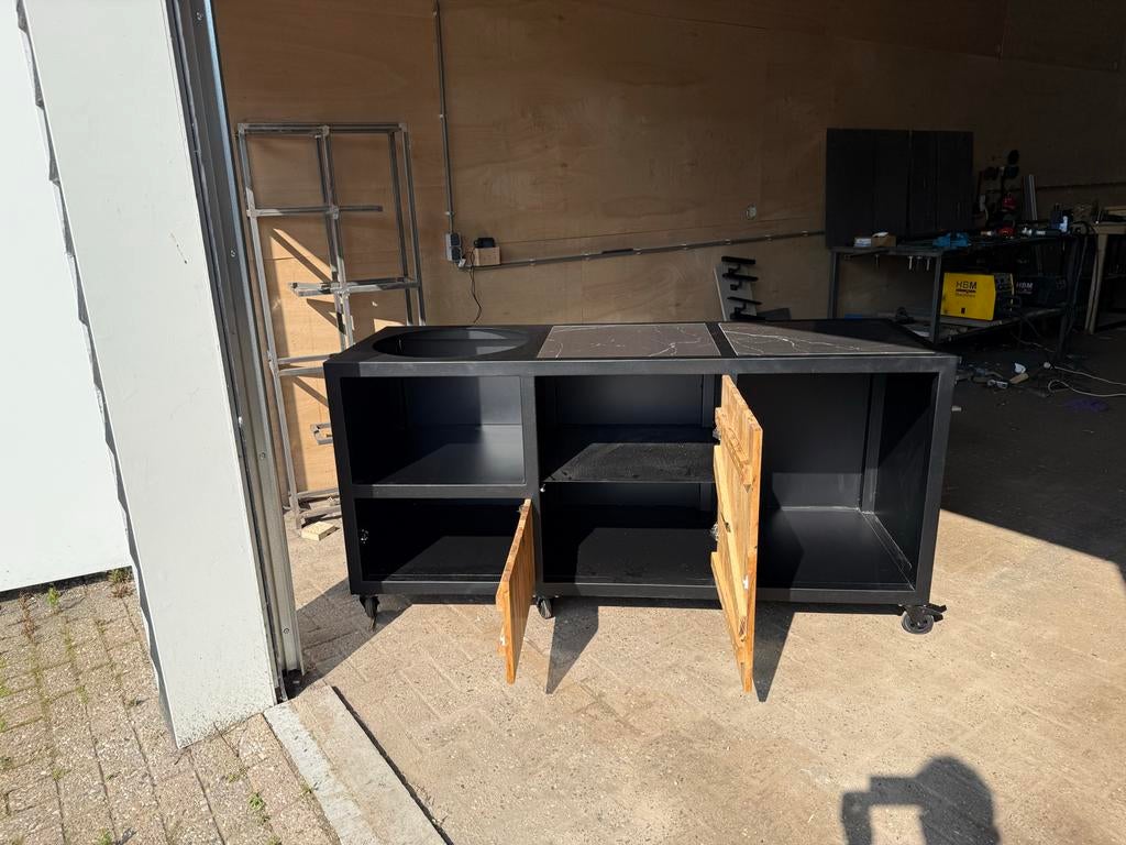 Luxe Buitenkeuken met Koelkast  maat gemaakt tijdelijk €2245, Ophalen, Zo goed als nieuw, 25 tot 50 cm, Minder dan 100 cm