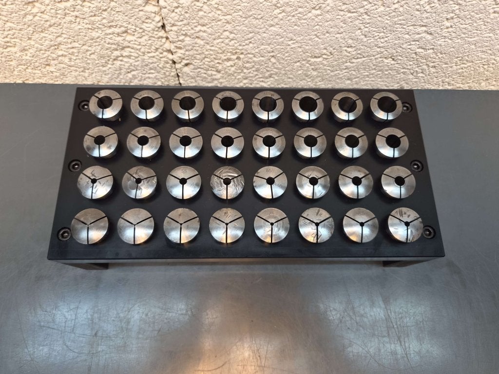 Schaublin W20 spantangen set 0.6 t/m 16mm compleet, Niet ingevuld, Gebruikt, Niet ingevuld, Ophalen of Verzenden