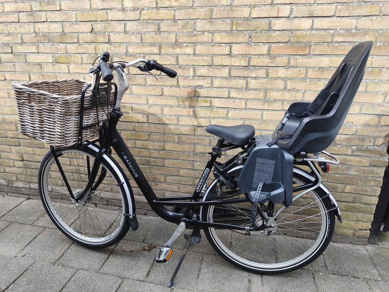 Batavus Mambo XL mamafiets met Bobike achterzitje, Ophalen, Gebruikt, 47 tot 50 cm, Batavus