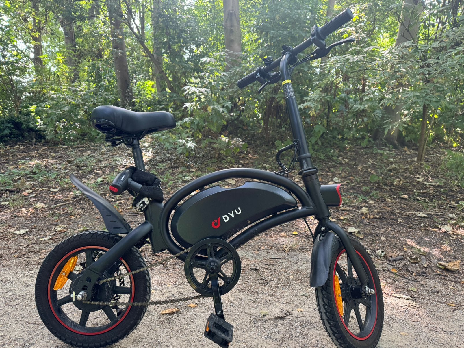 E-bike Dyu-d3f  met gashandel, Ophalen, Zo goed als nieuw, Minder dan 14 inch