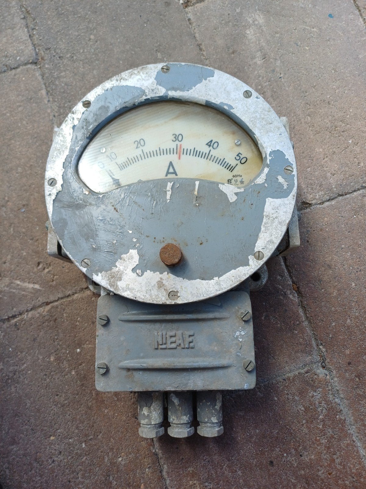Nieaf vintage analoge ampèremeter, Ophalen of Verzenden