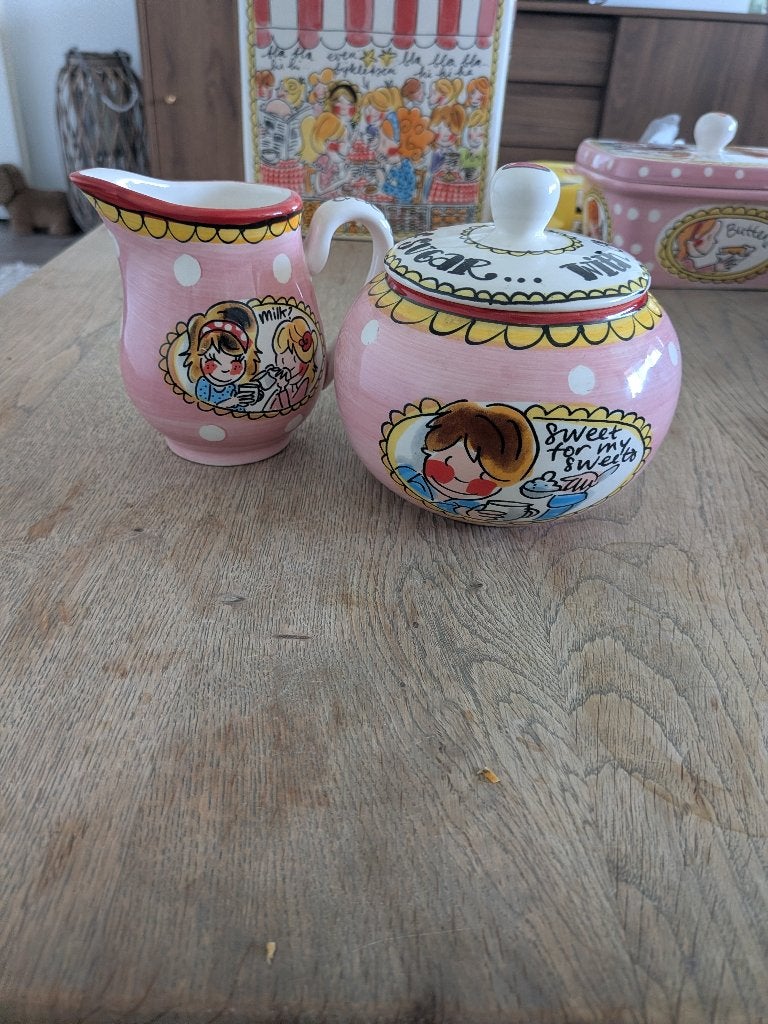 Suikerpot blond amsterdam, Ophalen, Overige typen, Zo goed als nieuw, Aardewerk