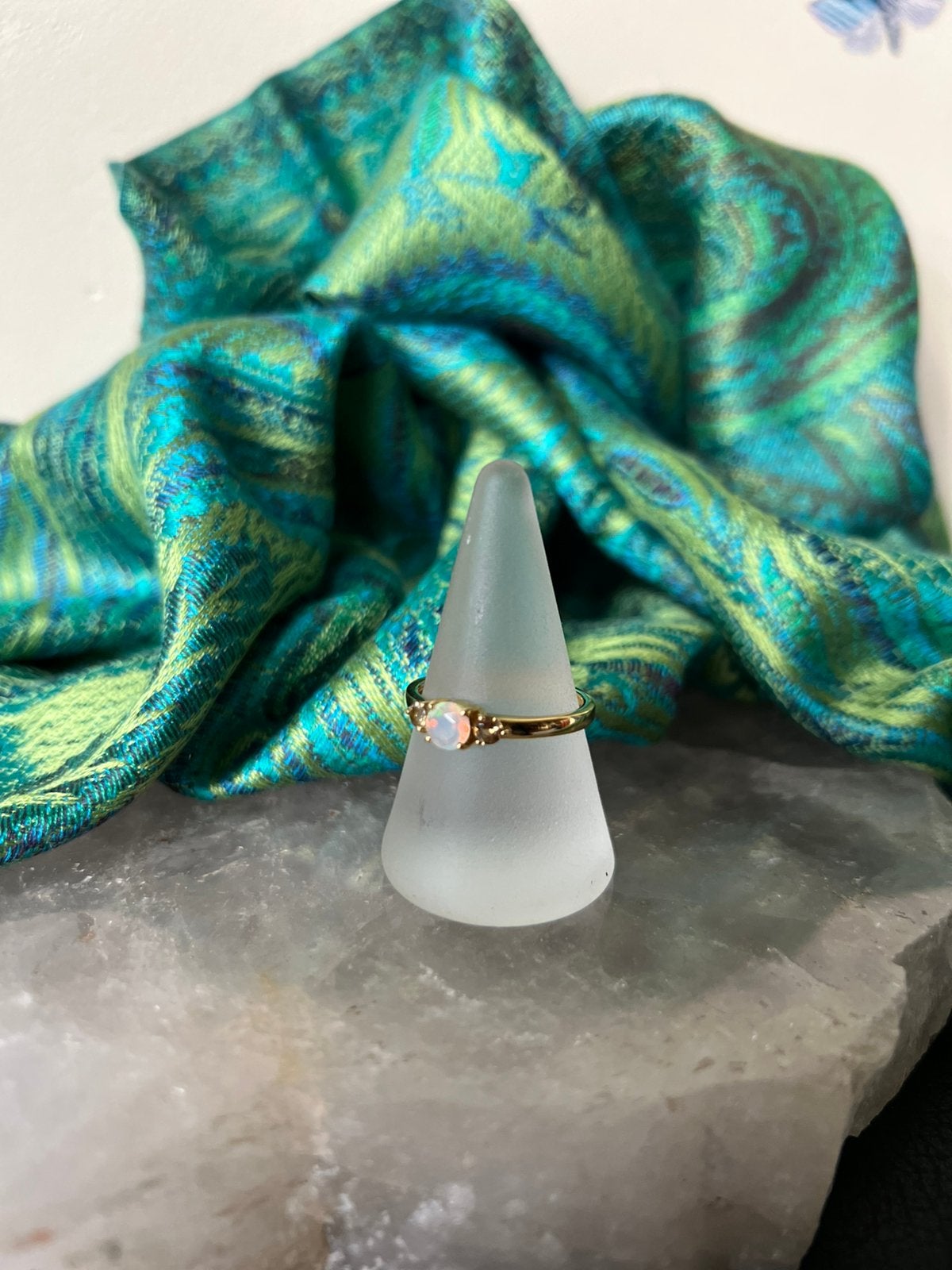 Citrien edelopaal opaal beschermt welvaart vreugde geluk, Sieraden, Tassen en Uiterlijk, Magnolia11, Nieuw, Ophalen of Verzenden