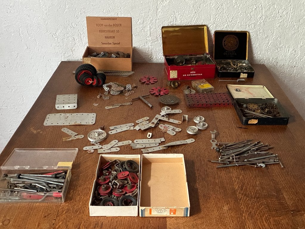 Vintage antiek Meccano constructie speelgoed, Antiek en Kunst, Antiek | Speelgoed, Ophalen of Verzenden