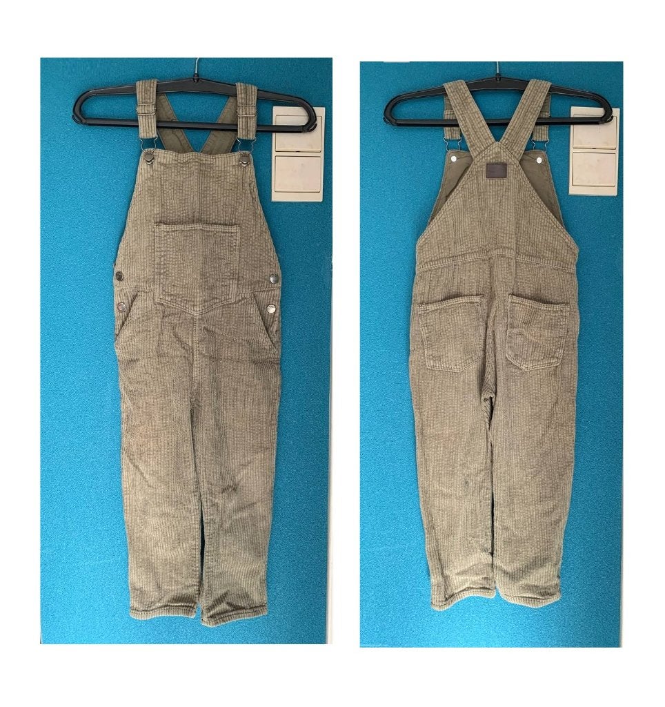 Tuinbroek Zara corduroy - maat 104, Ophalen of Verzenden, Gebruikt, Jongen of Meisje, Overige typen