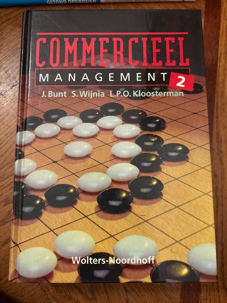 Commercieel Management 2 - J. Bunt S. Wijnia L.P.O. Klooster, Boeken, Ophalen of Verzenden, Gelezen, Economie en Marketing