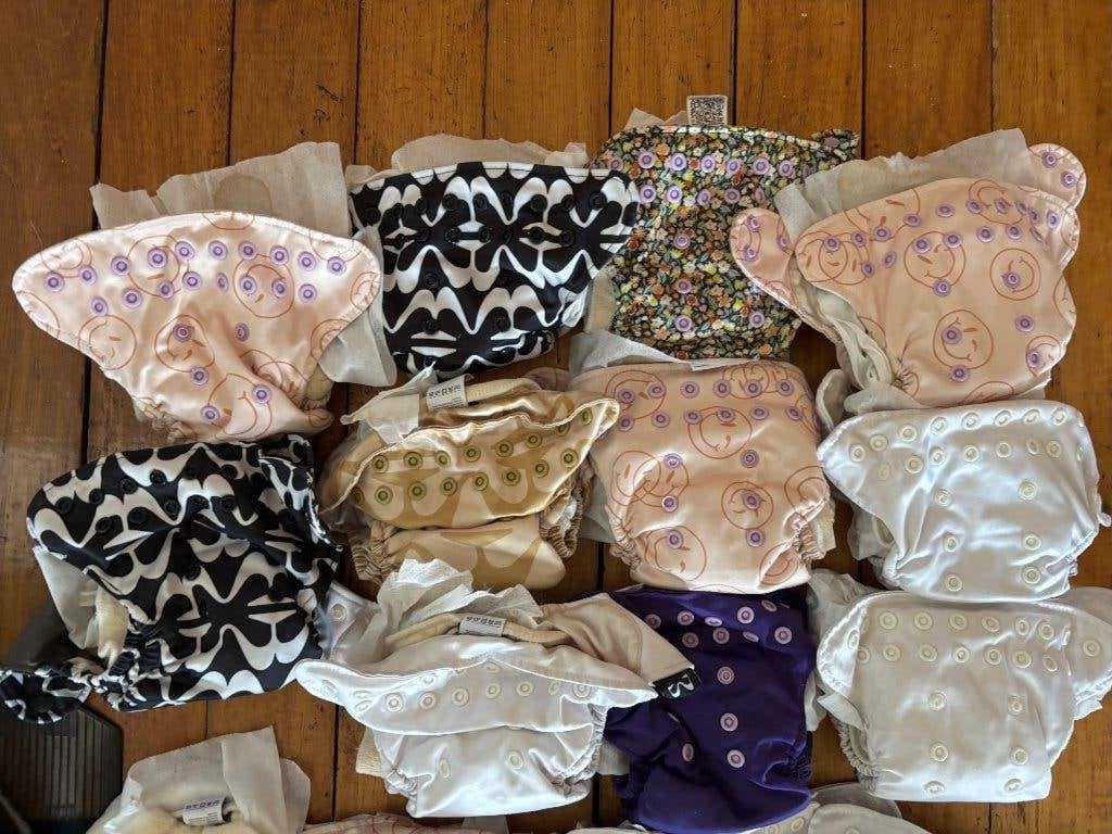 Billie wonder wasbare luiers maat 1 Full kit + Trial kit, Ophalen of Verzenden, Gebruikt