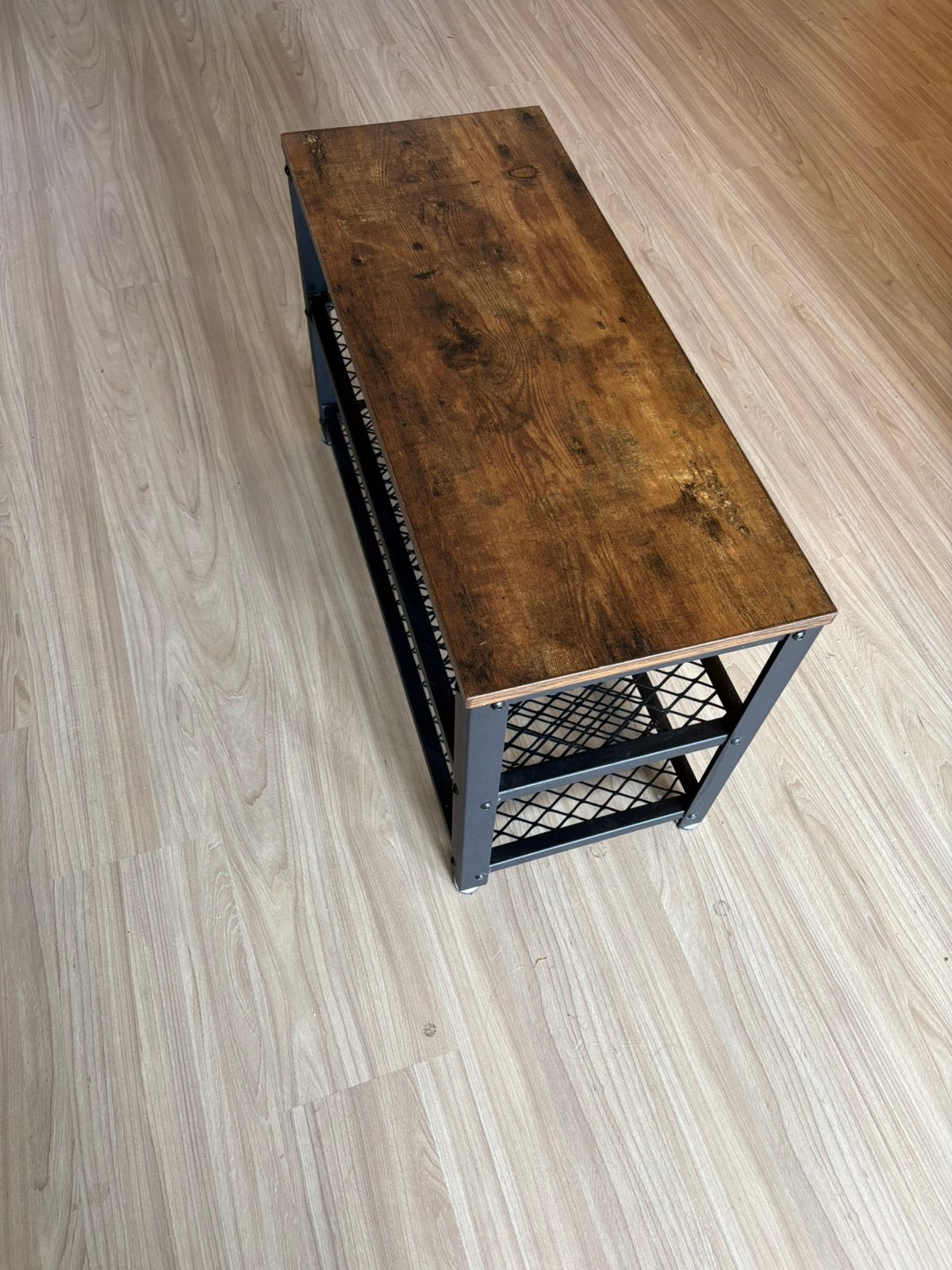 Metaal en houten kastje, Ophalen, Minder dan 50 cm, Zo goed als nieuw, Minder dan 100 cm