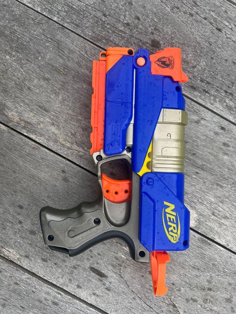 Nerf N-Strike Elite Firestrike Blaster/gun, Ophalen of Verzenden, Gebruikt, Jongen of Meisje