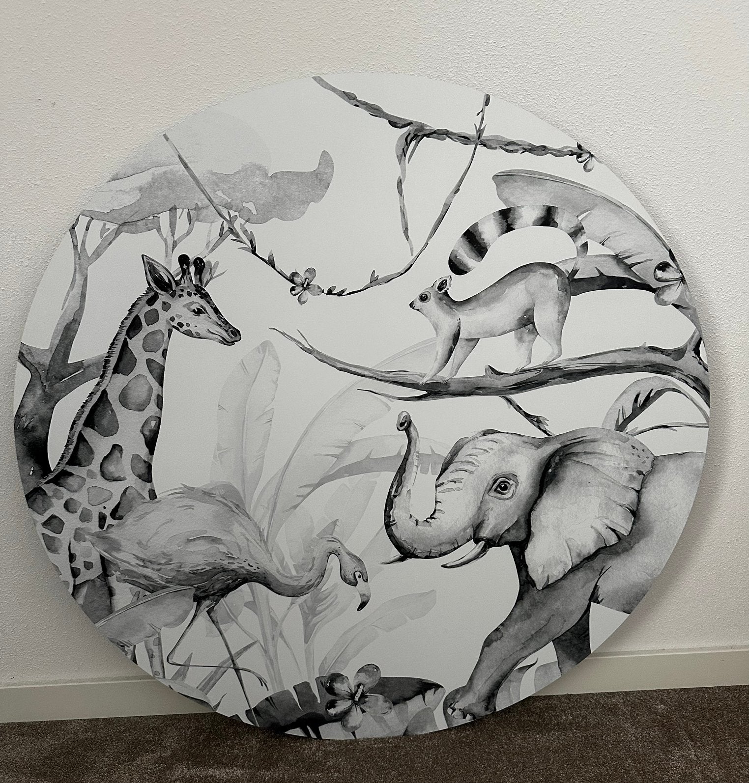 // Deze JUNGLE wanddecoratie is een echte eyecatcher  \\, Ophalen, Overige merken, Nieuw, Wit
