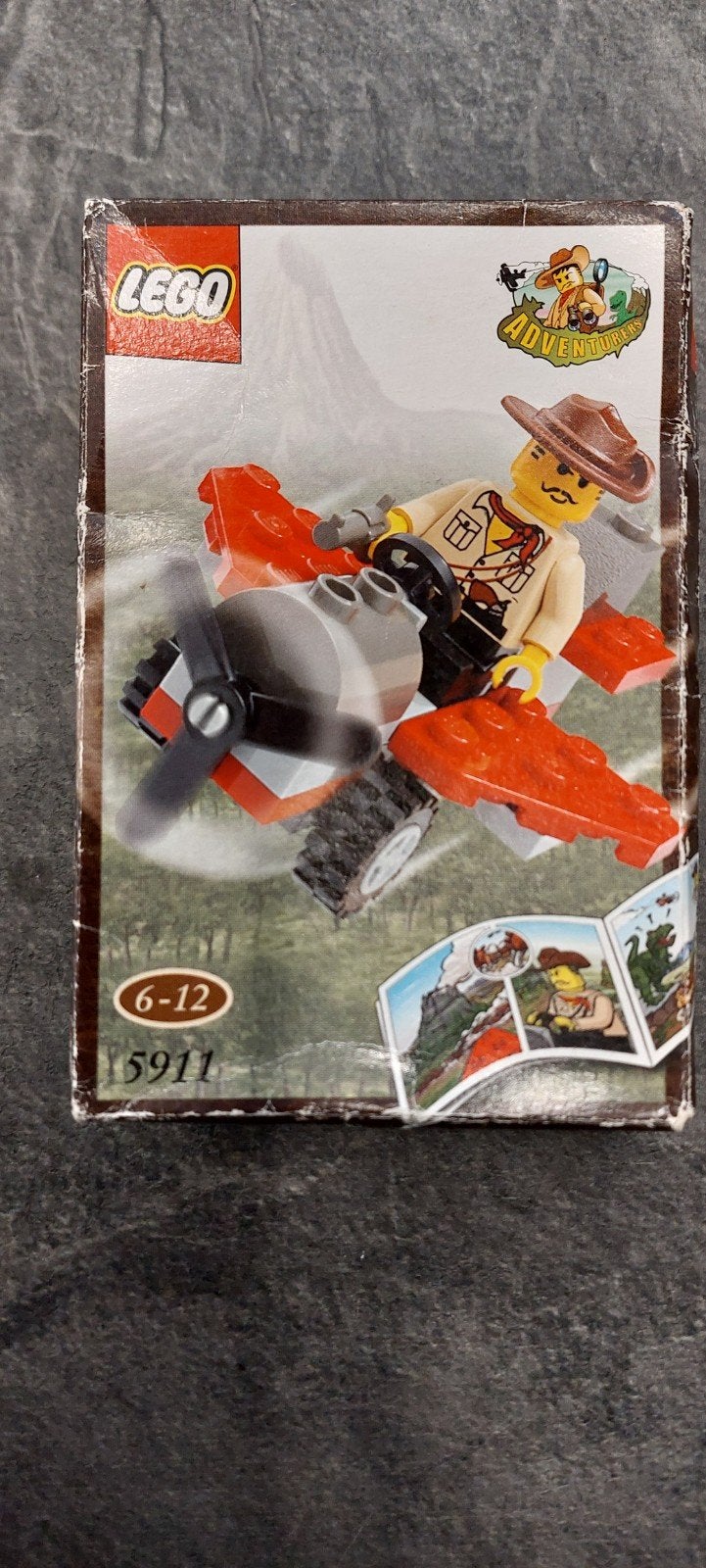 Lego 5911 Adventurers: Vliegtuigje van Johnny Thunder, Kinderen en Baby's, Speelgoed | Duplo en Lego, Gebruikt, Overige thema's