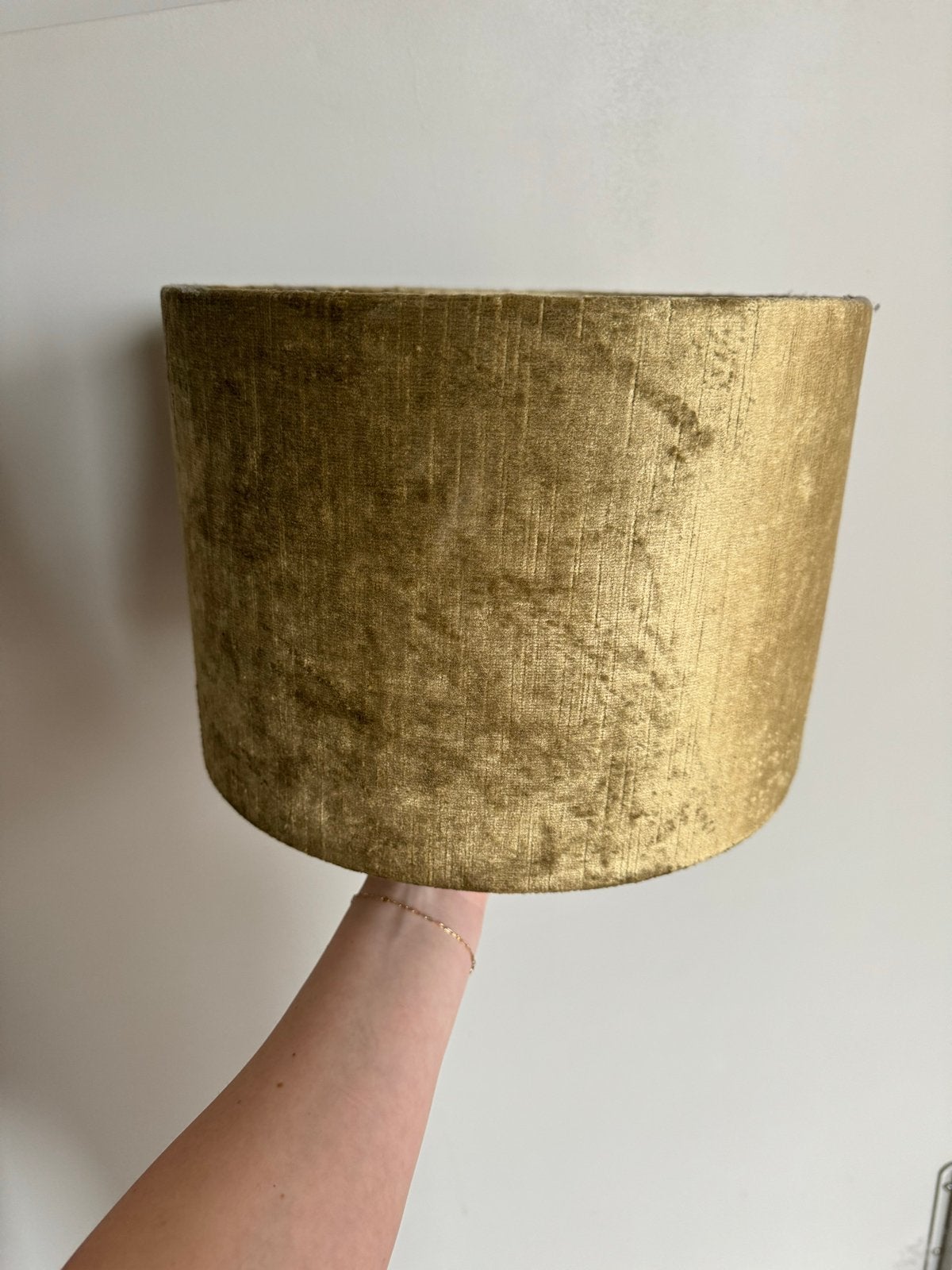 Light & Living groen/gouden lampenkap, Ophalen, Gebruikt, Overige typen, Rond