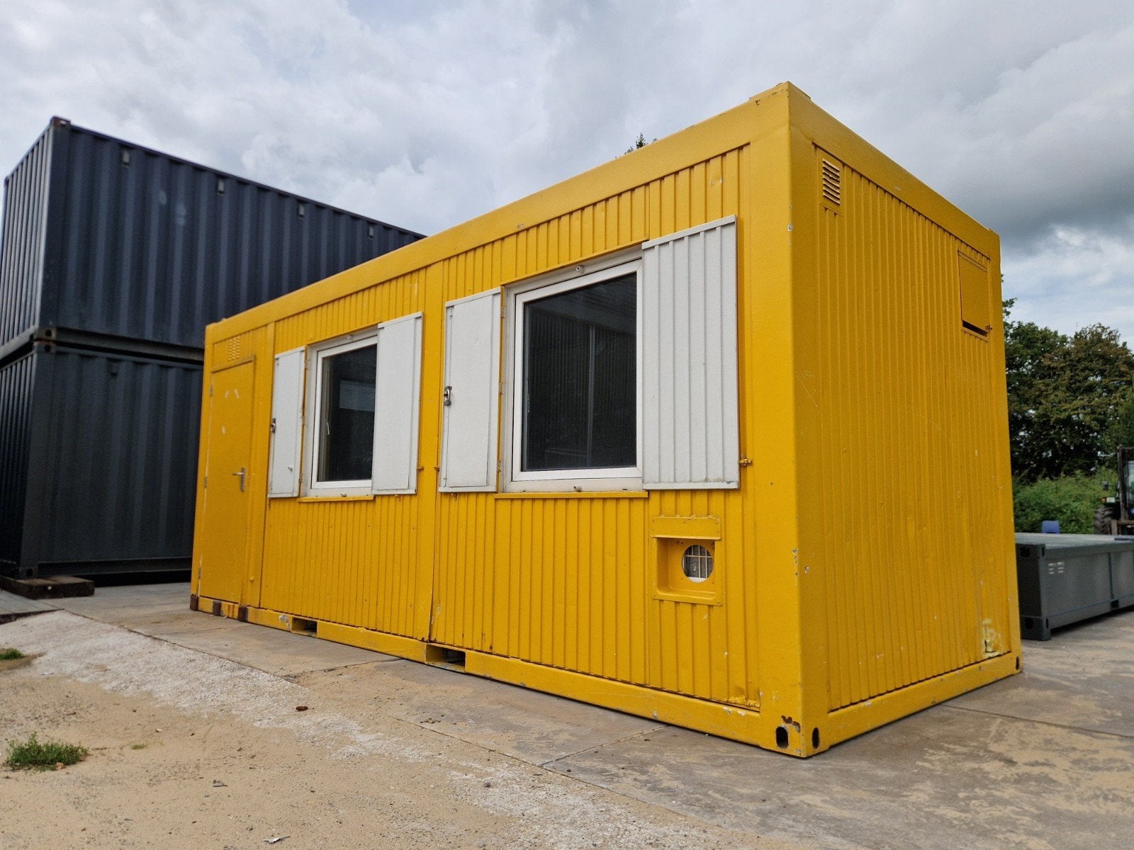 6x2,5m kantoorunit / bouwkeet / schaftkeet / woonunit 20ft, Ophalen, Gebruikt, 80 mm of meer