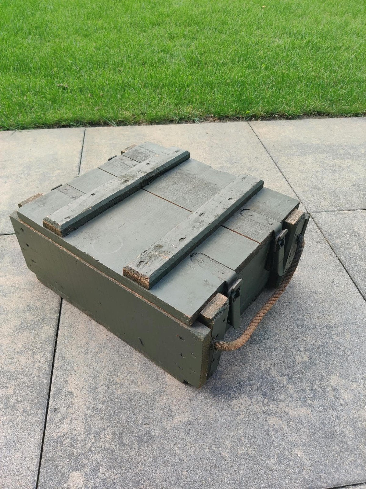 leger kist - Militair Groen - 33x35x18 cm, Ophalen