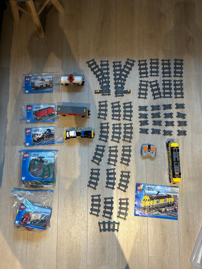 Lego 7939 Vrachttrein, Kinderen en Baby's, City, Lego, Ophalen of Verzenden, Zo goed als nieuw