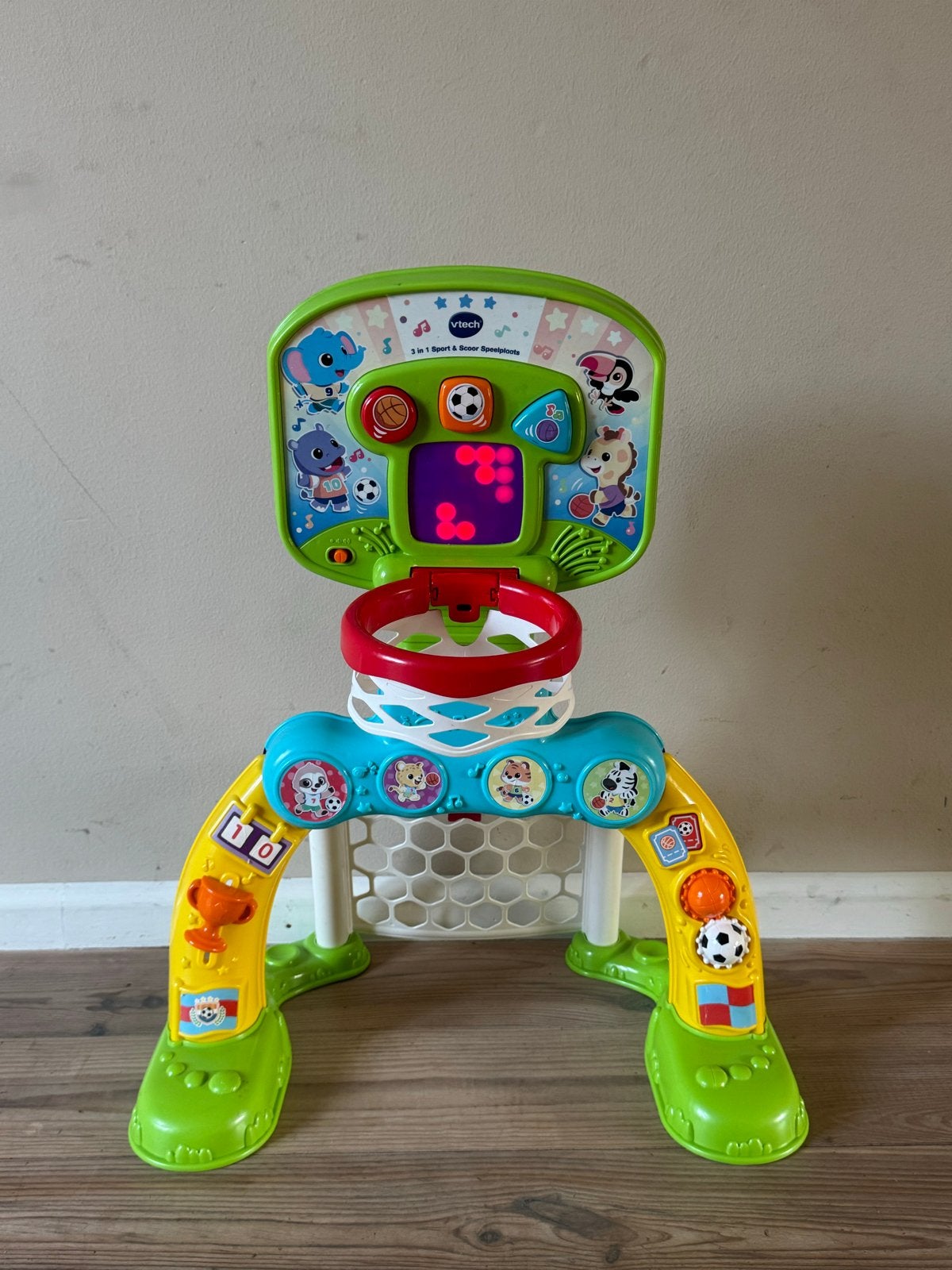 Vtech 3-in-1 Sport & Scoor Speelplaats met muziek en geluid, Kinderen en Baby's, Ophalen, Gebruikt, 6 maanden tot 2 jaar