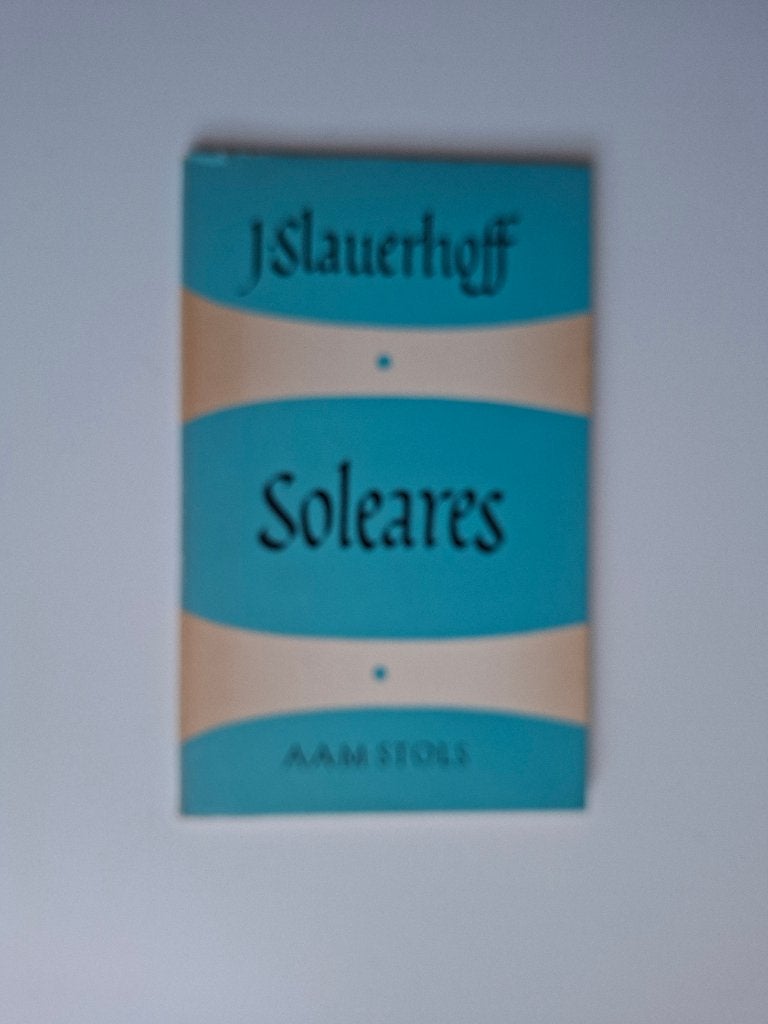 Soleares – J. Slauerhoff   1939, Boeken, Literatuur, Gelezen, Ophalen of Verzenden