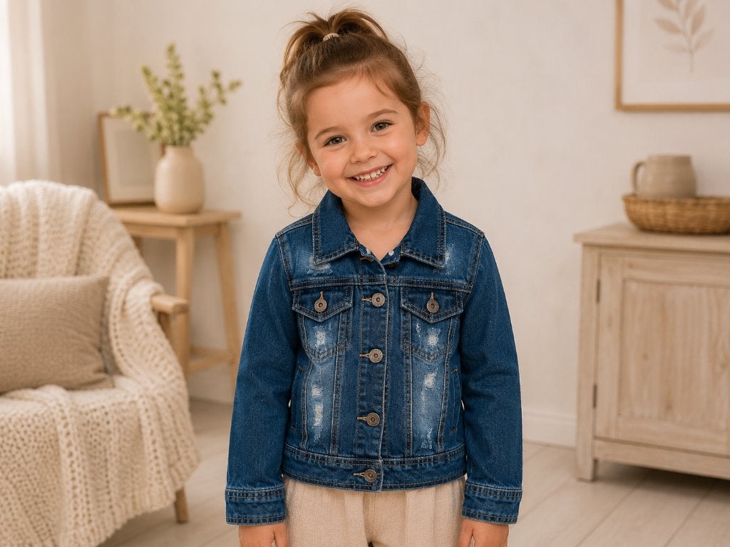 Spijkerjas Joy Fashion Jeans donkerblauw maat 104 NIEUW, SO, Meisje, Nieuw, Joy Fashion