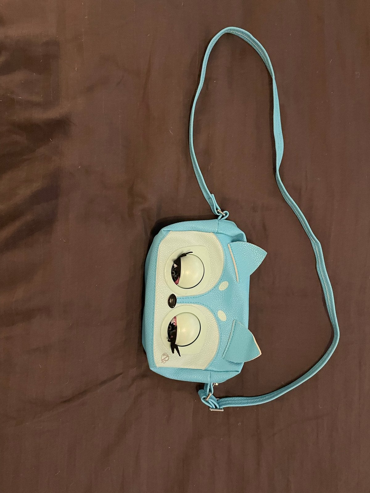 Leuke blauwe uil schoudertasje van purse pet, Ophalen of Verzenden, Gebruikt, Blauw, Schoudertasje