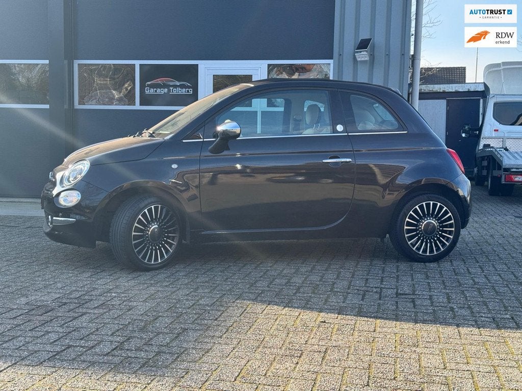 Fiat 500C 1.2 Young CABRIO MET ZWART CABRIO DAK BLACK EDITIO, Auto's, Fiat, Voorwielaandrijving, Gebruikt, 4 cilinders, Cabriolet