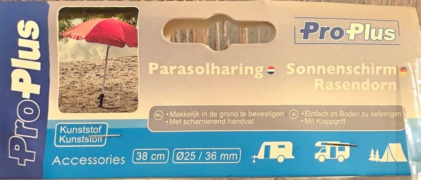 ProPlus Parasolhouder - Grondanker voor Parasol, Ophalen, Nieuw, Overige typen