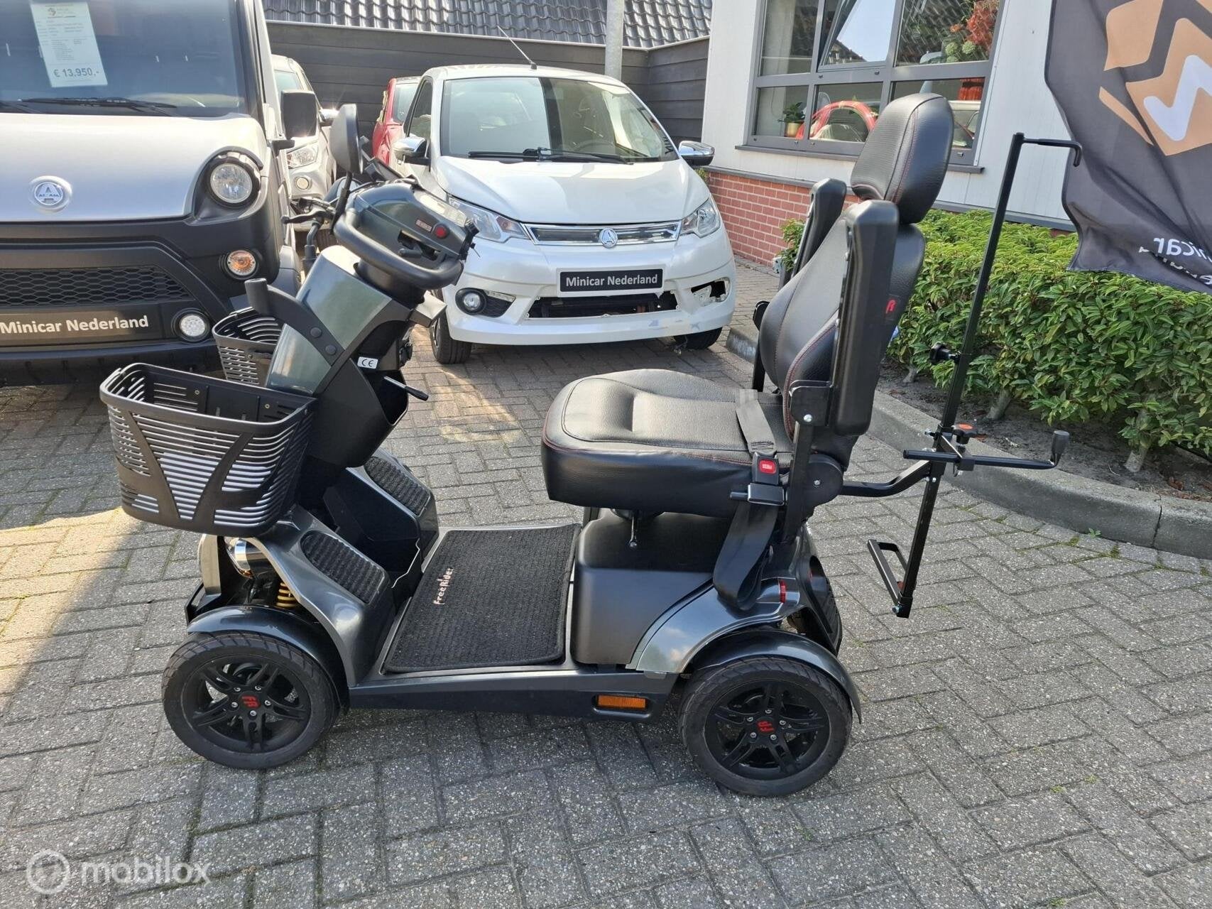 Mango Freerider FR1 4 wieler 66km mandje en rollatorhouder, Gebruikt, Life and Mobility
