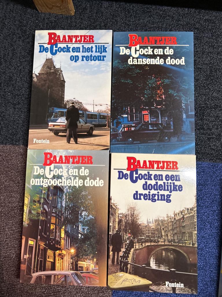 Baantjer: De Cock en diverse misdaadromans (9 boeken), Boeken, Ophalen of Verzenden, Zo goed als nieuw