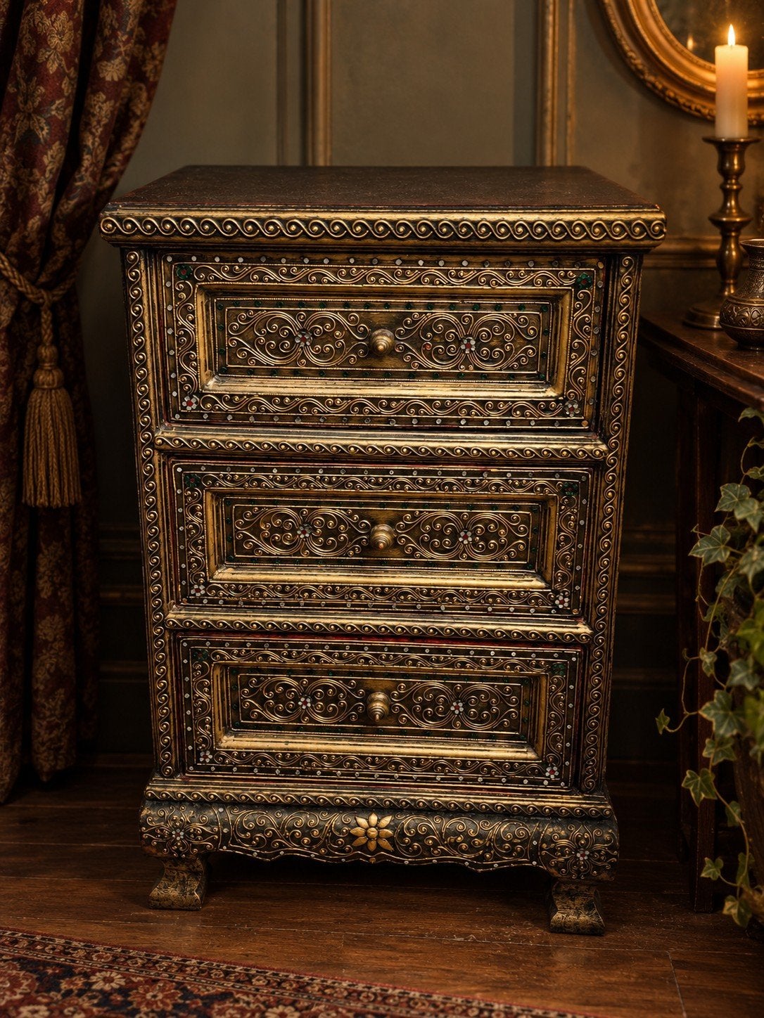Arabische ladekast - 42.5x31.5x70.5 cm - Perfecte staat, Ophalen