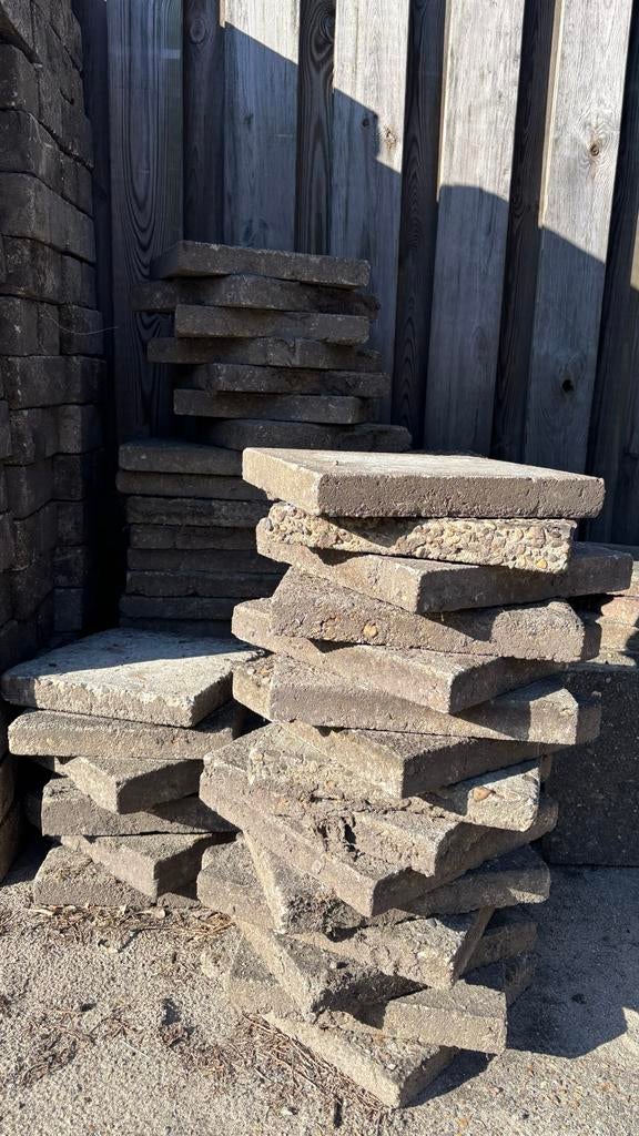 80 30x30 tegels, Ophalen, Gebruikt, 10 m² of meer, Beton