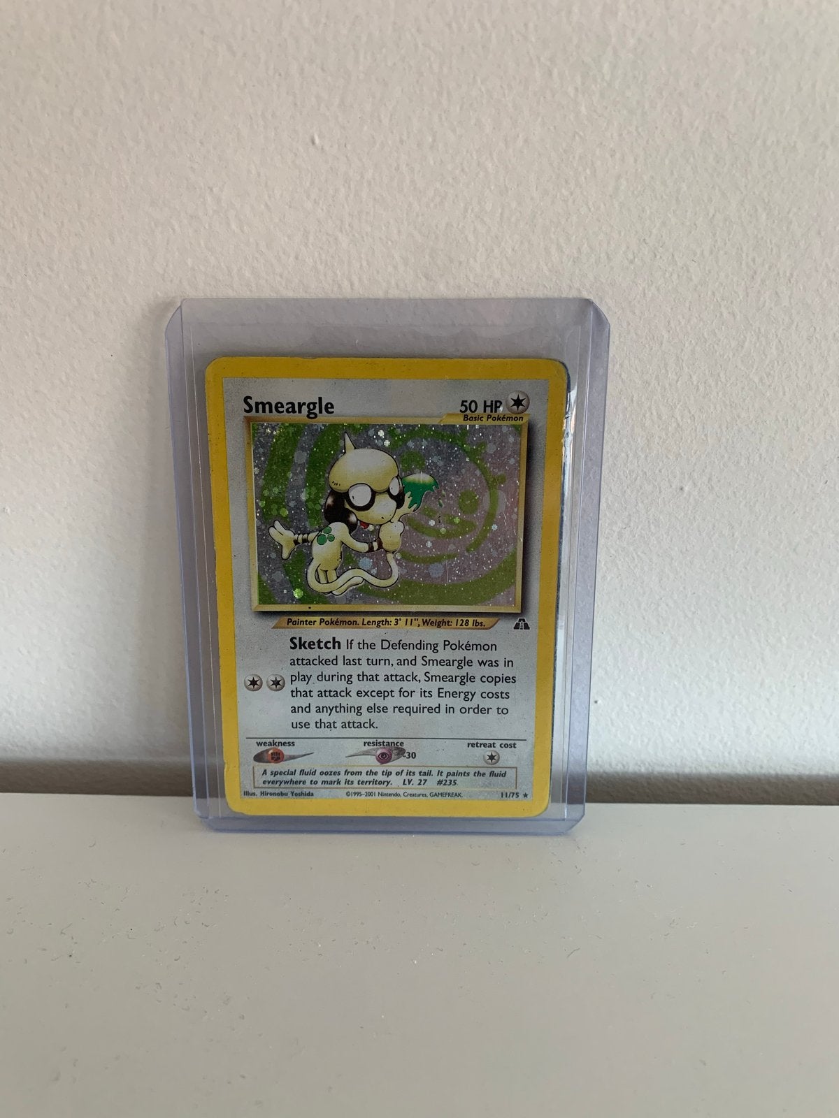 Smeargle Pokémon Kaart 11/75 - Neo Discovery Set, Ophalen of Verzenden, Gebruikt, Losse kaart