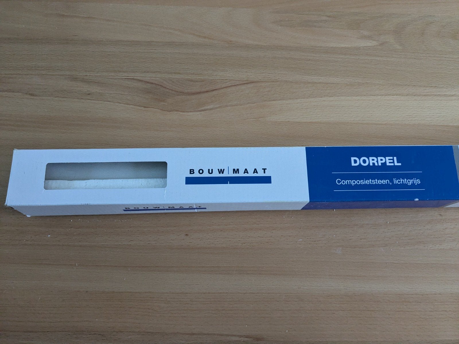 Bouwmaat dorpel, composietsteen, lichtgrijs, 100x3x3cm, Ophalen, Nieuw, Minder dan 200 cm