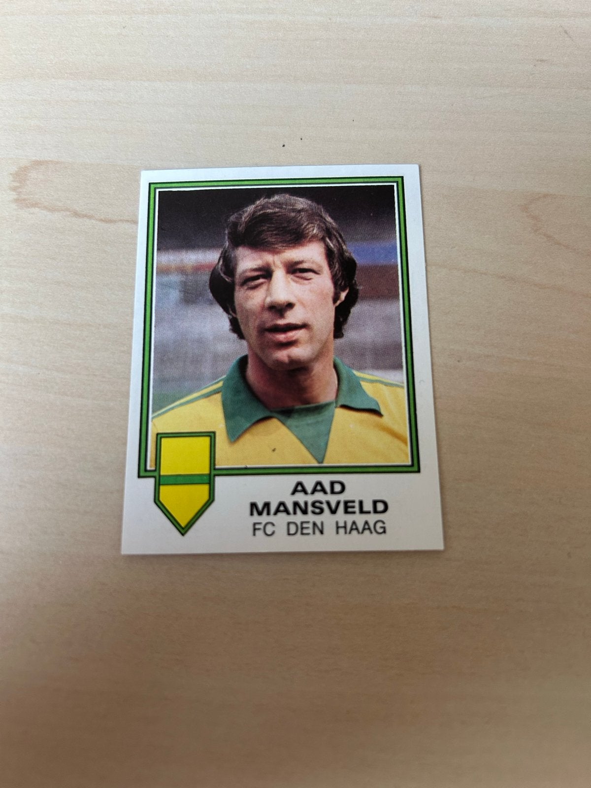 Panini Voetbal 81 Plaatje Aad Mansveld FC Den Haag, Ophalen of Verzenden, Zo goed als nieuw, Sticker