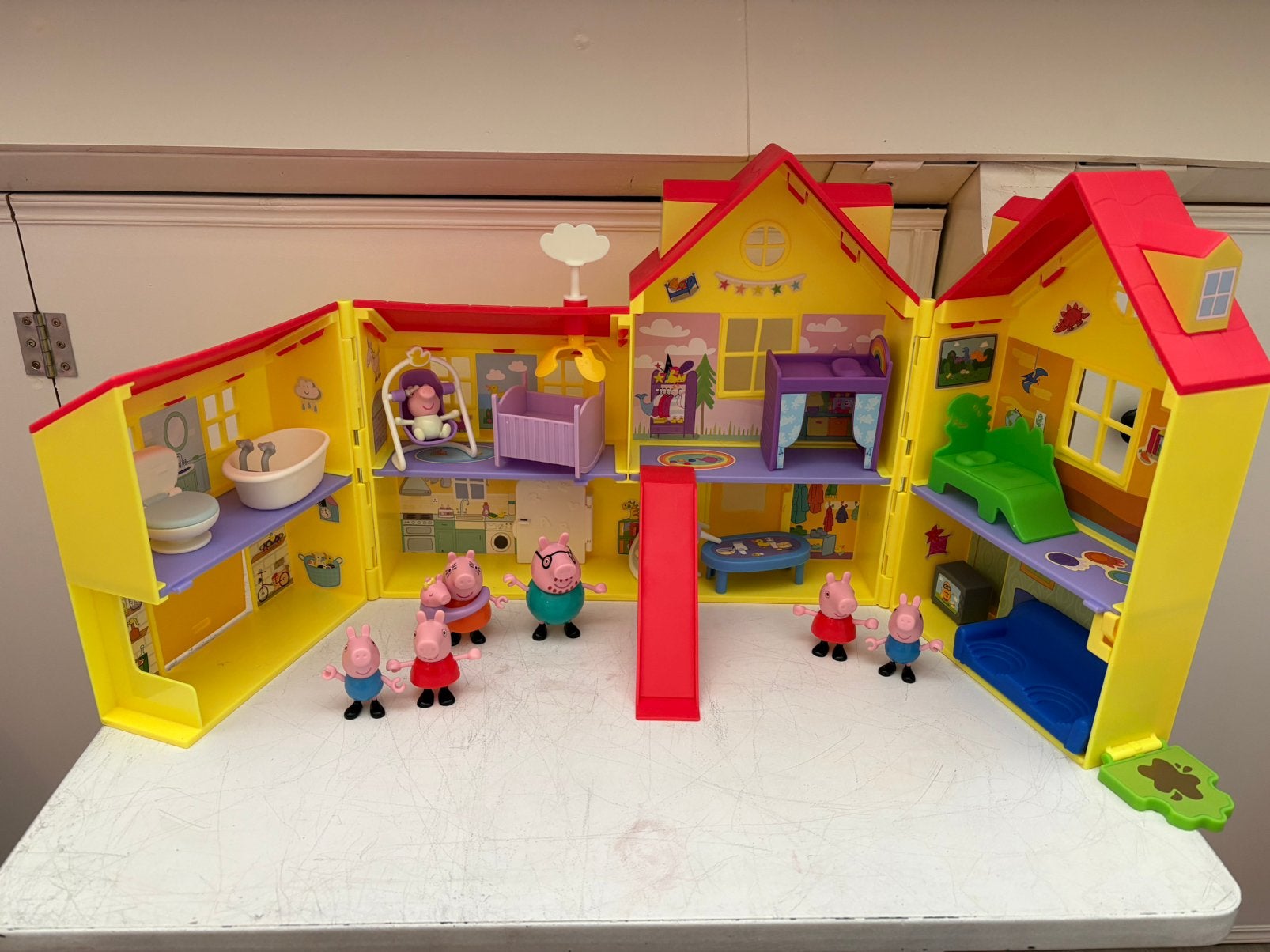 Peppa big huis als nieuw, Ophalen, Zo goed als nieuw, Poppenhuis
