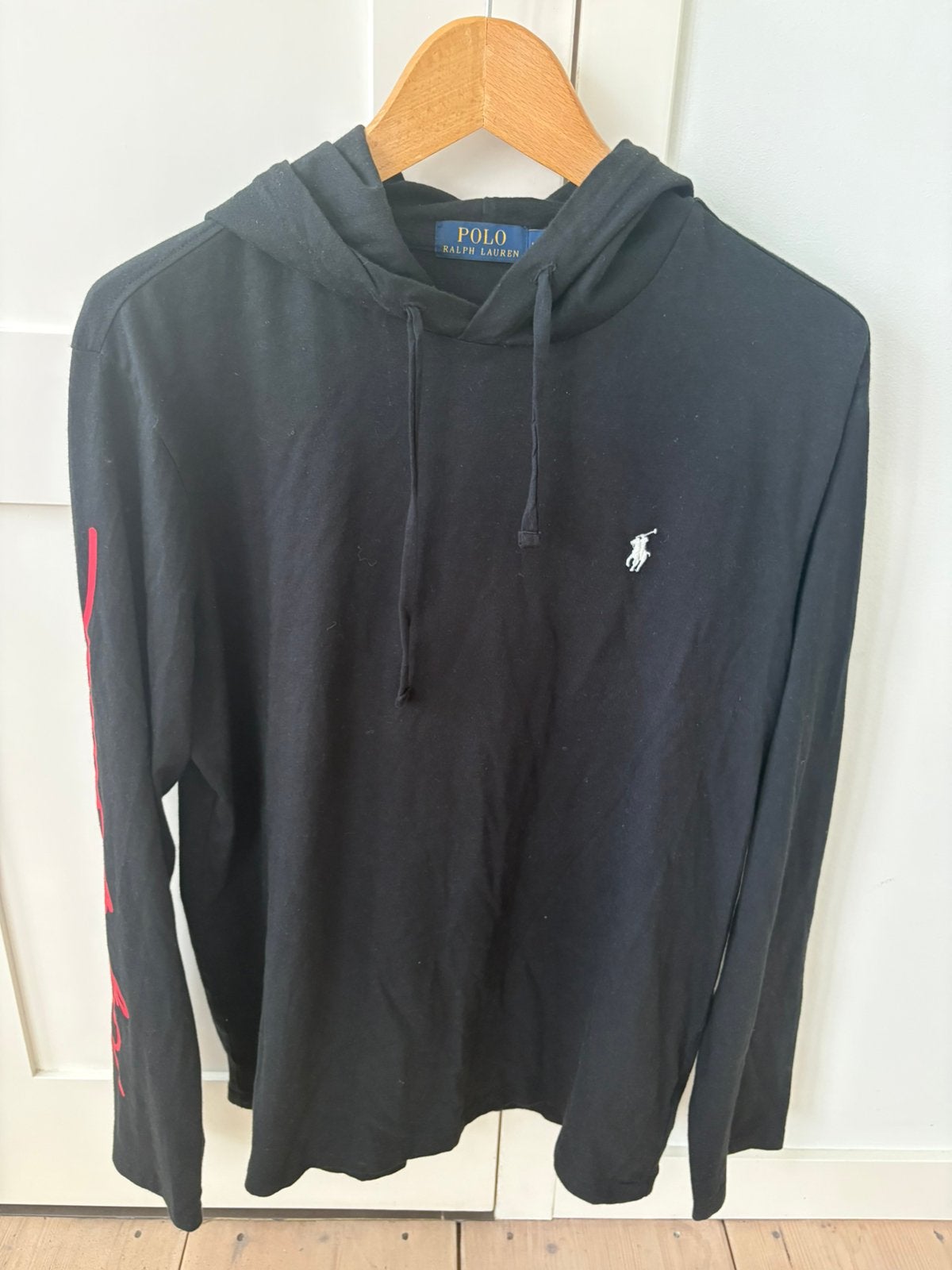 Polo Ralph Lauren heren hoodie M zwart, Ophalen of Verzenden, Zo goed als nieuw, Zwart
