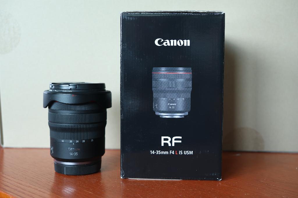 Canon RF 14-35 mm F4 L IS, Ophalen of Verzenden, Zo goed als nieuw, Groothoeklens, Zoom